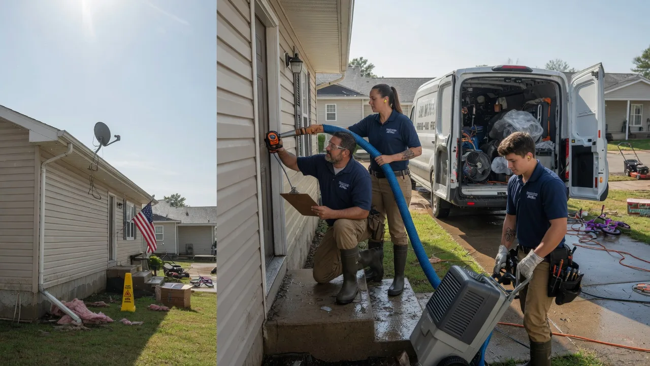 Ceiling Water Damage Restoration in New Prague, MN near me